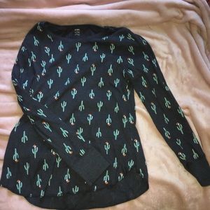Old Navy Christmas Cactus Thermal